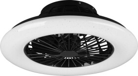 Trio RL ventilátor sufitowy z lampą LED STRALSUND R62522132 Čierny