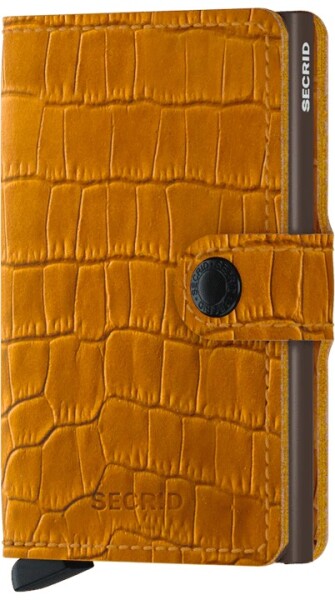 Dámska mini peňaženka Secrid Miniwallet Cleo Ochre-Brown