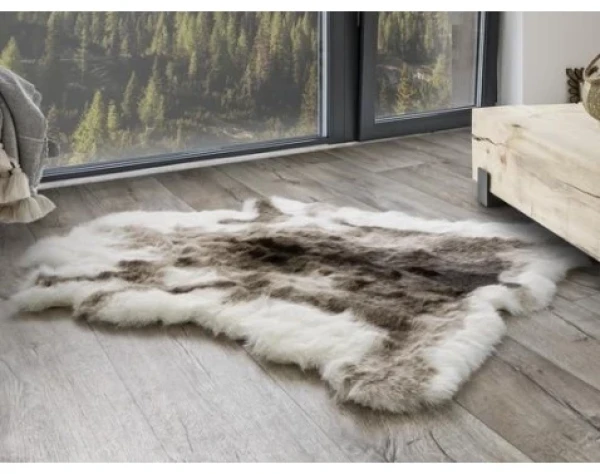 Sobia koža, imitácia 90x115 cm, šedá%