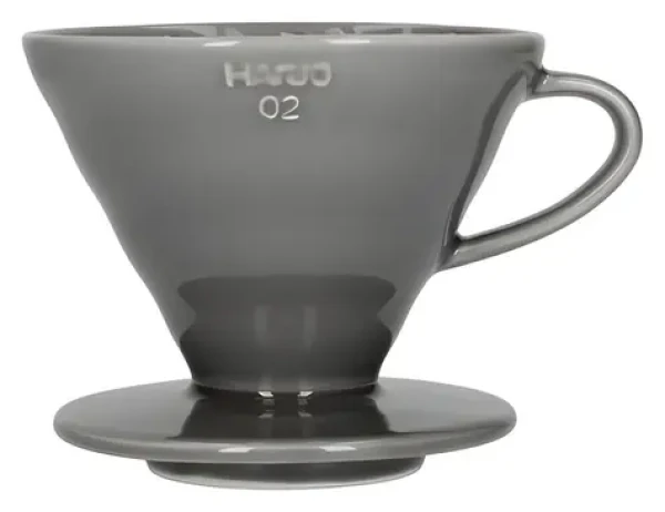 Hario Dripper V60-02 sivá / Keramika / Veľkosť 2