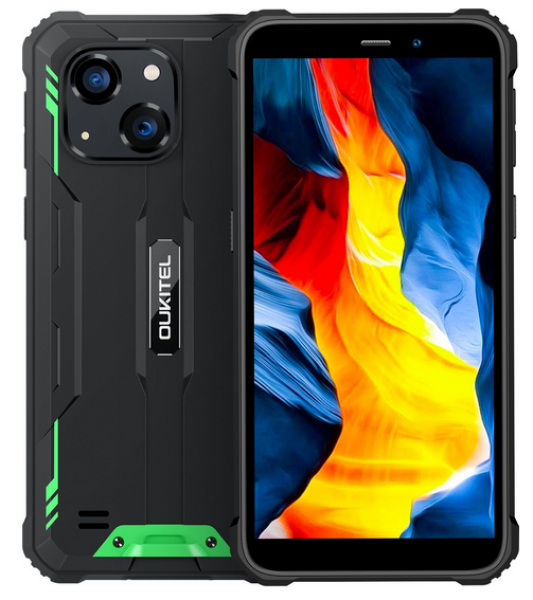 Oukitel G2 4/64GB čierno zelený (G2-GN/CHOUT/OL)