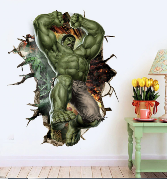 Veselá Stena Samolepka Silný Hulk z Avengers