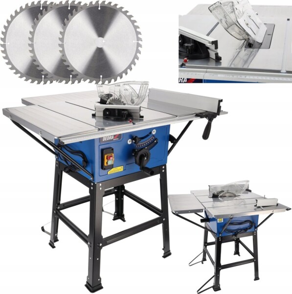 Dedra Pilarka do dreva 2000W, kotúč do dreva 24T, 40T, 60T