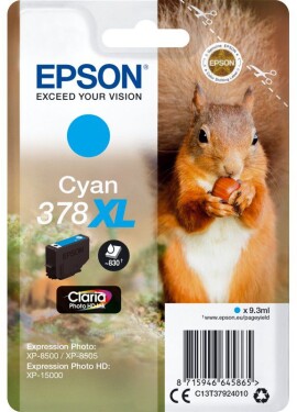 Epson originálny toner 378XL, cyan (C13T37924010)