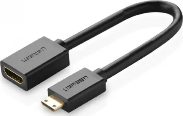 Ugreen 20137 Redukcia miniHDMI(M) - HDMI(F) 22cm čierna (20137)