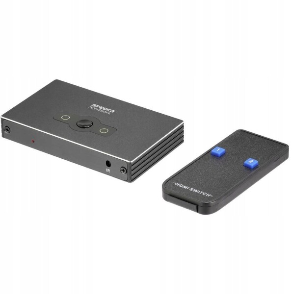 SpeaKa SpeaKa Professional SP-HSW-300 2 Port HDMI-Switch Ultra HD-fähig 7680 x 4320 Pixel (SP-10474508)