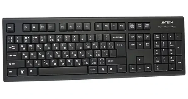 A4Tech KR-85 čierna / Drôtová klávesnica / US / USB (A4TKLA19739)