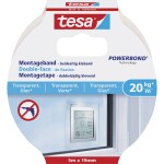 Tesa GLASS 77741-00000-00 montážna páska tesa® POWERBOND priehľadná (d x š) 5 m x 19 mm 1 ks; 77741-00000-00