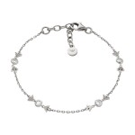 Emporio Armani Pôvabný strieborný náramok pre ženy so zirkónmi EG3616040