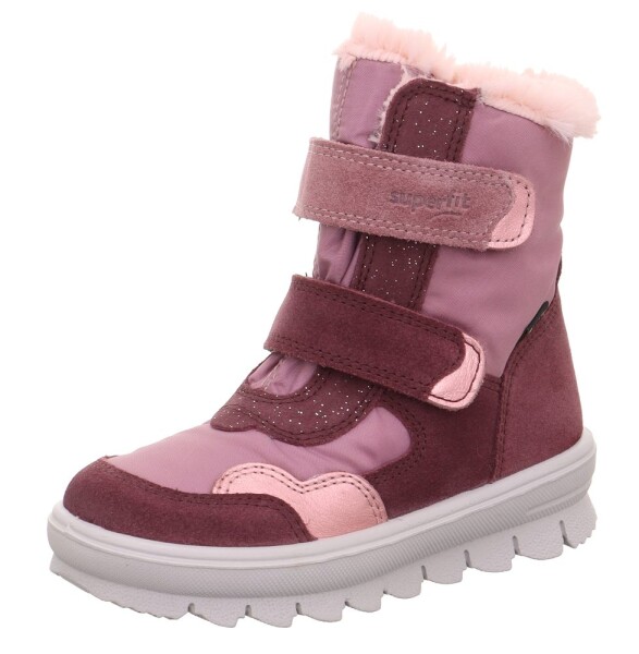 Dievčenské zimné topánky FLAVIA Red/Pink GTX Superfit 1-000229-5000 - 26