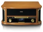 LENCO TCD-2571 hnedá / Gramofón s rádiom a CD (TCD-2571)