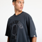Tričko A BATHING APE Garment Dye College Relaxed Fit Tee Charcoal XL