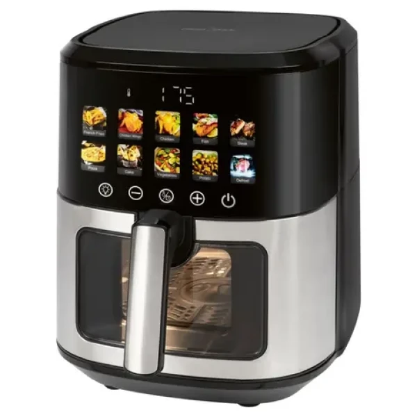 ProfiCook FR 1286 H čierna / teplovzdušná fritéza / 1700W / 6.5 l / 9 programov (4006160128611)