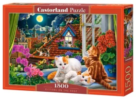 Castorland 152056 Mačiatka na streche