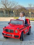 Mamido Elektrické autíčko Mercedes G63 AMG MAXI červené