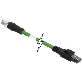 Molex upravený zástrčkový konektor pre senzory - aktory, 1201080257, piny: 4, 5.0 m, 1 ks; 1201080257