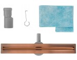 REA - Odtokový žľab Neox Slim pre Brushed Copper 100 REA-G4809