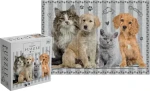 INTERDRUK Puzzle Mláďatá: Šteniatka a mačiatka