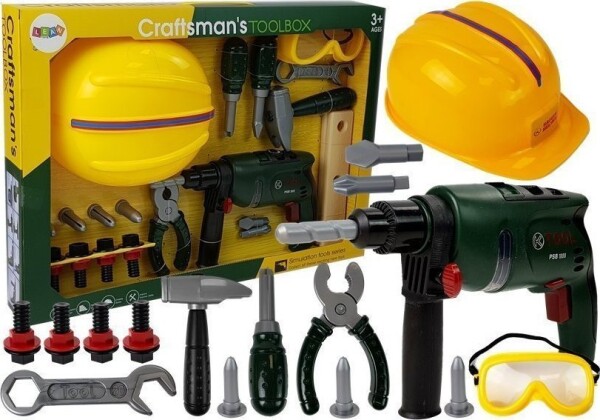 Lean Toys súprava náradia s vŕtačkou