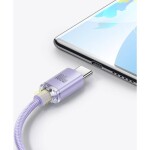 Baseus CAJY000405 Kábel USB-A (M) - USB-C (M) 1.2m fialová (CAJY000405)