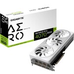 GIGABYTE GeForce RTX 4070 SUPER AERO OC 12GB / 1980 - 2535 MHz / 12GB GDDR6x / 192-bit / 1x HDMI + 3x DP / (16) (GV-N407SAERO OC-12GD)