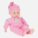 MalPlay Bábika bábätko v ružovom sete