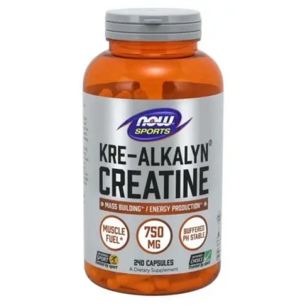 Kre-Alkalyn® Kreatín - NOW Foods (120 kaps.) (47809-1-120caps)