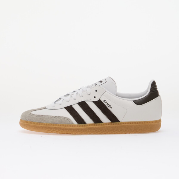 Topánky adidas Samba OG Kids Ftwr White/ Aurora Coffee/ Gum 3 3.5