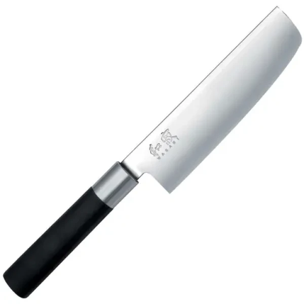 KAI WASABI BLACK Nakiri 16,5 cm / Nôž Nakiri / Oceľ 6A/1K6 / 58 HRC / PP rukoväť (KAI WA6716N)