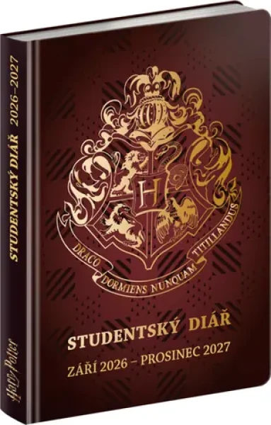NOTIQUE Študentský diár Harry Potter (september 2026 - december 2027), 9,8 x 14,5 cm (PGD-36962)