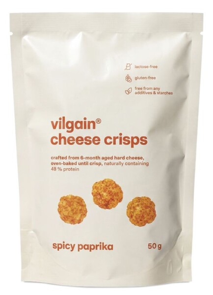 Vilgain Syrové chrumky – 4× pikantná paprika 50 g