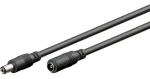 PremiumCord Predlžovací napájací kábel 5,5/2,1 mm / Napájací kábel / 10 m / Samice-samec / max. 2 A (cn-08)