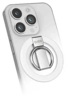 SBS Mag Ring strieborná / Držiak / Pre smartphony / MagSafe (TEMAGSFSTAND)