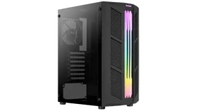 AeroCool Prime čierna / PC skriňa / ATX / 2x USB 3.0 / Bez zdroja / priehľadná bočnica (AEROPGSPRIME-G-BK-V1)