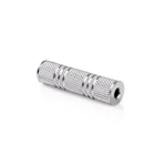 Nedis Stereo audio adaptér jack 3.5 mm (F) - jack 3.5 mm (F) strieborná / poniklované (CAGB22950ME)