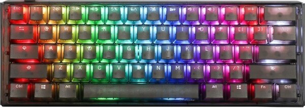 Ducky One 3 Aura Black Mini Gaming Tastatur, RGB LED - MX-Red (US)