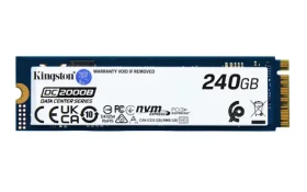 Kingston DC2000B 240GB / SSD / M.2 2280 / PCIe 4.0 / R: 4500MBps / W: 400MBps / 5y (SEDC2000BM8/240G)