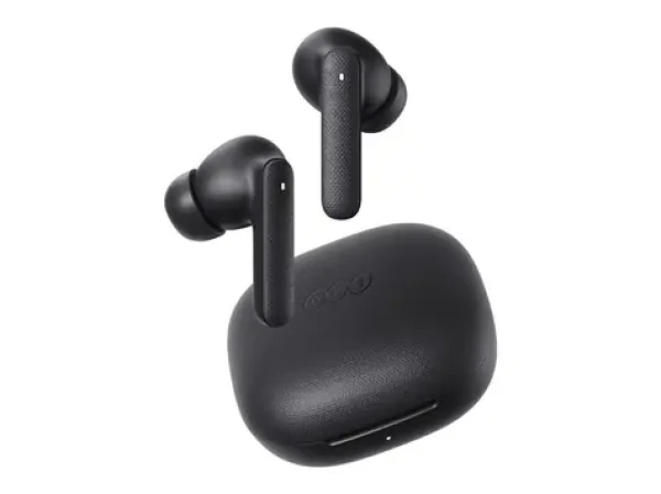 QCY Buds T43 sivá / Bezdrôtové slúchadlá / TWS / ANC / mikrofón / Bluetooth 5.3 / IPX4 / s dobíjacím boxom (T43 dark grey)