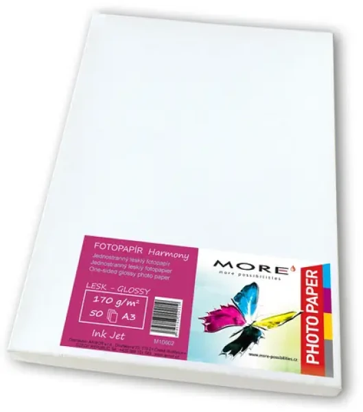 Armor Fotopapier A3 / Lesklý / 170 g/m2 / 50 listov / atramentová tlač (M10602)