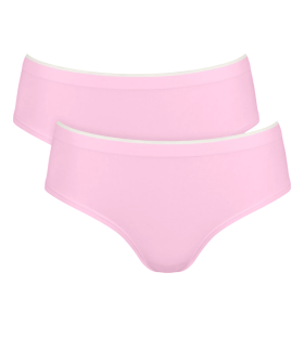 Dámske nohavičky GO Sense Hipster 2P - PINK - ružová 1588 - SLOGGI FLORAL PINK XXL