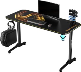 Ultradesk Frag V3 Czarno-Złote 140 cmx60 cm