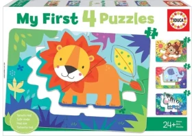 Educa Moje prvé puzzle Zvieratká z divočiny 4v1