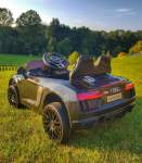 Mamido Mamido Detské elektrické autíčko Audi R8 Spyder čierne