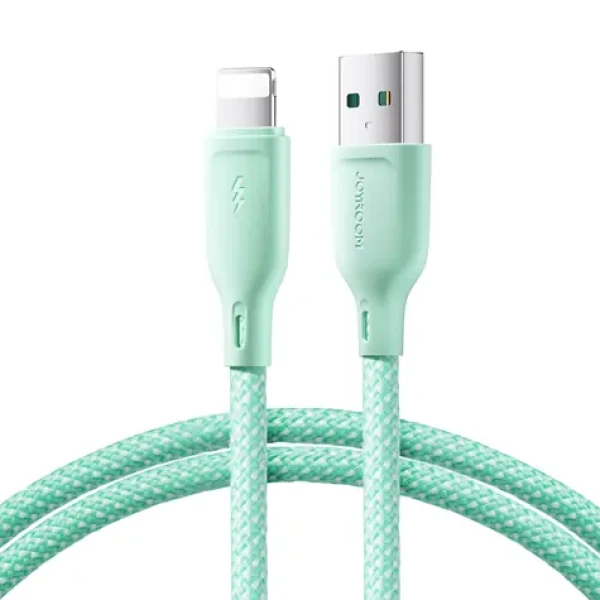 Joyroom Multi-Color Series S-A34 Nabíjací kábel USB-A (M) - Lightning (M) 3A 1m zelená (6941237110541)