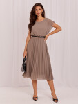 Dámske šaty DHJ SK 8839 1.23X hnedé – FPrice one size