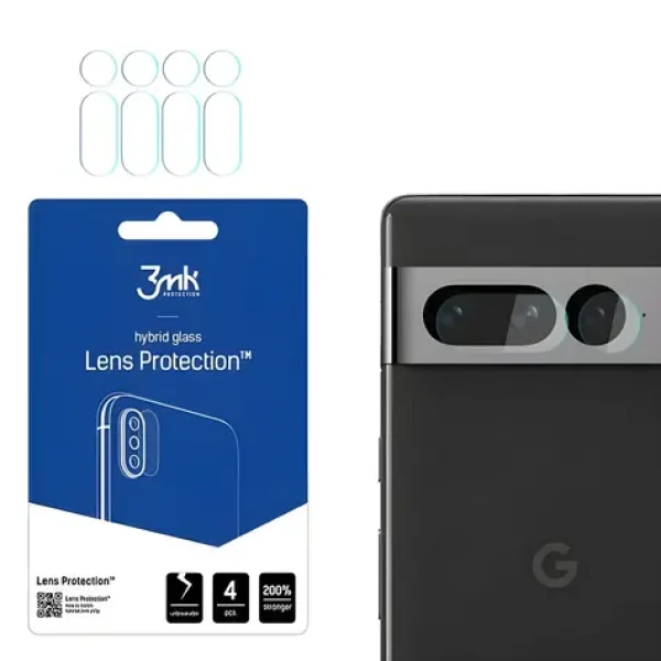 3mk Lens Protection pre Google Pixel 7 Pro / Ochranné sklo na fotoaparát / 4 ks / 0,16 mm
