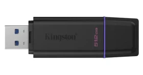 Kingston DataTraveler Exodia 512GB čierna/fialová / Flash disk / USB 3.2 Gen 1 - (USB-A 3.0) (DTXG2/512GB)