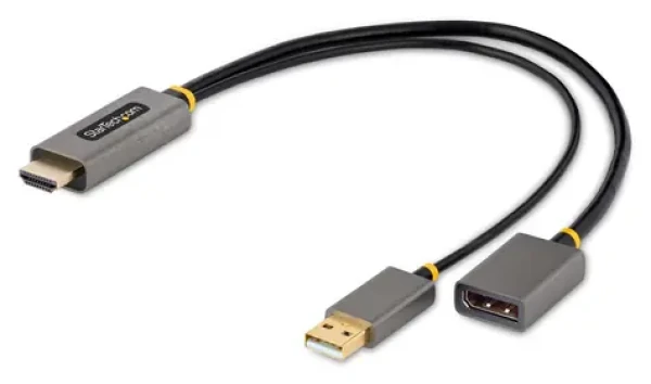 StarTech čierna / Adaptér HDMI na DisplayPort / 4K 60 Hz (128-HDMI-DISPLAYPORT)