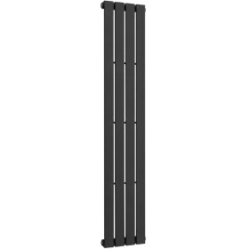CERANO - Kúpeľňový radiátor Arlen - bočné pripojenie - 558 W - čierna matná - 1800x300 mm CER-278650