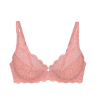 AMOURETTE - Kvetinová čipkovaná podprsenka s kosticami (limitovaná edícia) Triumph CHERRY ROSE 90H